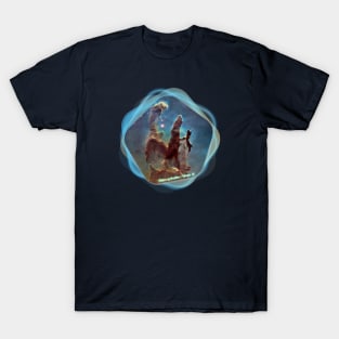 Hubble Space Telescope Images: Pillars of Creation Nebula T-Shirt